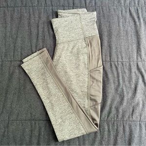 Heather Gray High Rise Full Length Double Pocket Leggings